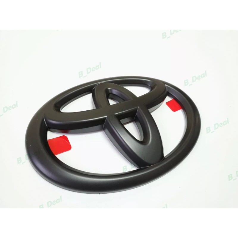 Toyota 1PC Matte Black Toyota Logo Overlay Emblem Fit Sienna