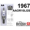 BRISK Premium Racing AAOR10LGS 1967 Spark Plugs (Pack of 4)