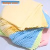 Banfluxion 100pcs Microfiber Glasses Cleaning Cloth Washable and Reusable Eyeglass