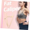 Healvian 4pcs Skinfold Caliper for Accurate Measurement Portable Handheld Measure