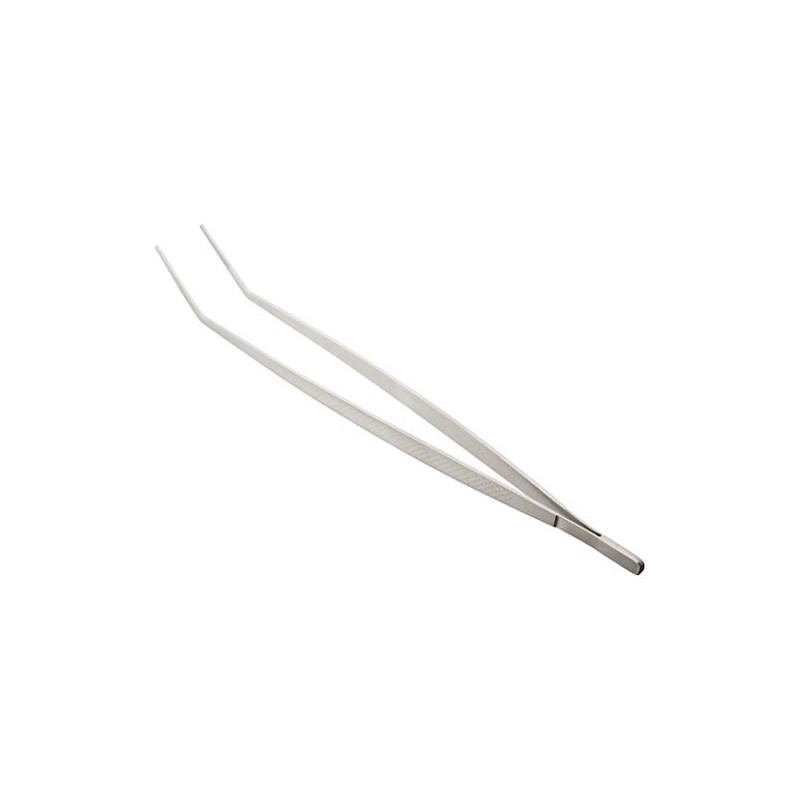 Mercer Culinary Precision Plus Tong-Curved Tip, 11 3/4", Stainless Steel,