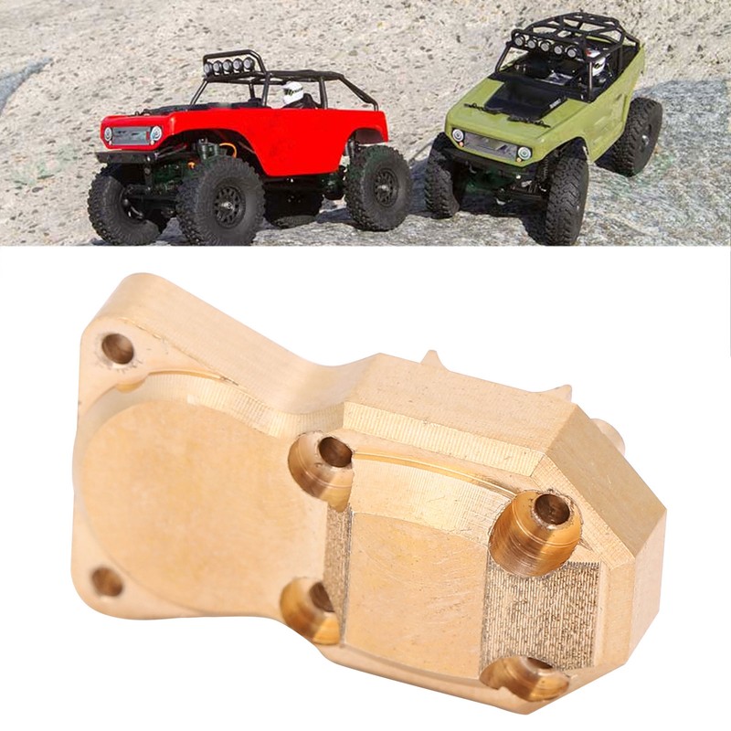Brass Counterweight Diff Cover set for Axial SCX24 90081 for