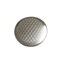 Kiola Designs Silver Toned Etched Round Golf Ball Pendant Magnet
