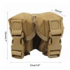 Double Grenade Pouch, Double Frag Grenade Holster, Tactical Accessory Pouches,