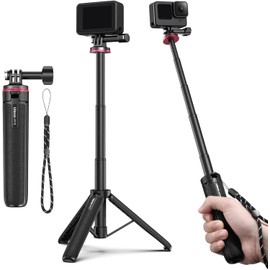 Ulanzi MT-72 - Trípode de 20 Pulgadas Extensible para cámara de acción Mini trípode con Correa de Mano de 5 etapas Ligero portátil Vlog Accesorios para cámara de acción Hero 11 10 9 8 7 6 5