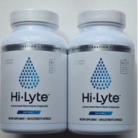 Adapted Nutrition Hi-Lyte Ultimate Hydration Electrolyte Capsules 100 caps  -2ea