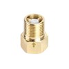 QWORK 2Pcs Brass One-way Check Valve, 1/2" Female to 1/2"