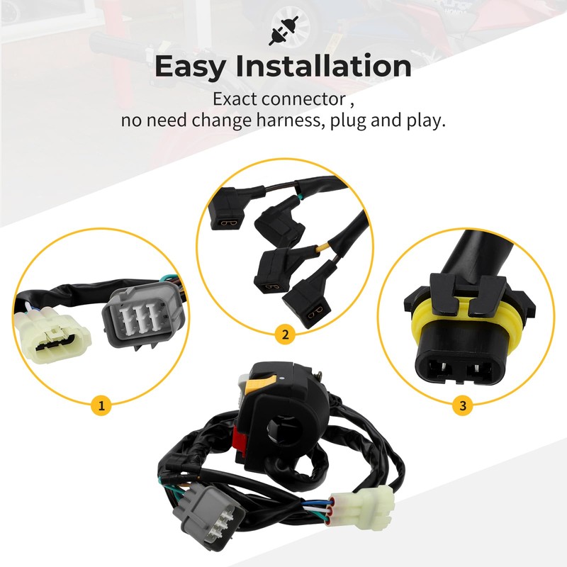 M MATI Control Switch Start Kill Stop Headlight Button for