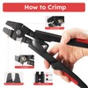 KALLSDY Wire Rope Crimping Tool Kit, 328FT Stainless Steel Cable