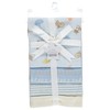 Cudlie 4 Pack Receiving Blankets: Ultra-Soft Essentials for Baby Boys