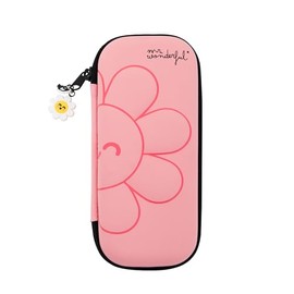 Mr. Wonderful Wonder Margarita Embossed Pencil Case - Pink - 3D Design from rPET - School Bag, pink, Pencil case for school