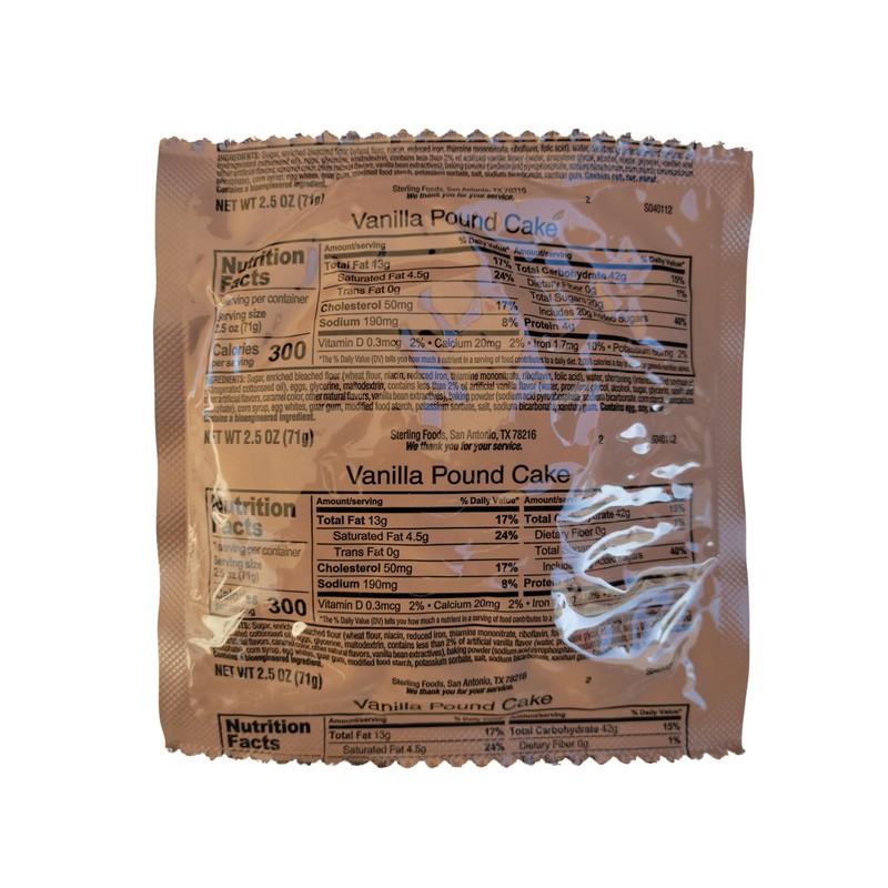 12 Pack MRE Desserts (12 Pack MRE Dessert Sampler)