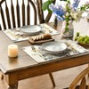 Artoid Mode Brown Poppy Floral Leaves Spring Placemats Set of