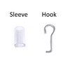 Tilter Wand Sleeve Collar with Hook for Horizontal Blinds