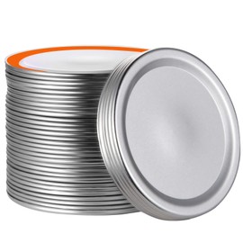 36 PCS Regular Mouth Canning Lids, Lids for Mason Jar, Split-Type