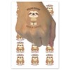Feeling Slothy Need A Coffee Temporary Tattoo Water Resistant Fake