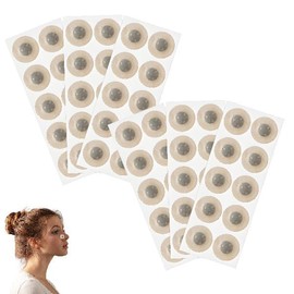 60 Stück Nasenpflaster, Nose Strips, Nasal Strips Kit, Nnasenpflaster Magnetisch Nasen Atmen für Geschäftsreise Hote Damen Männer Anti Schnarch Ausrüstung für Sport und Schlaf Zuhause (Runden)
