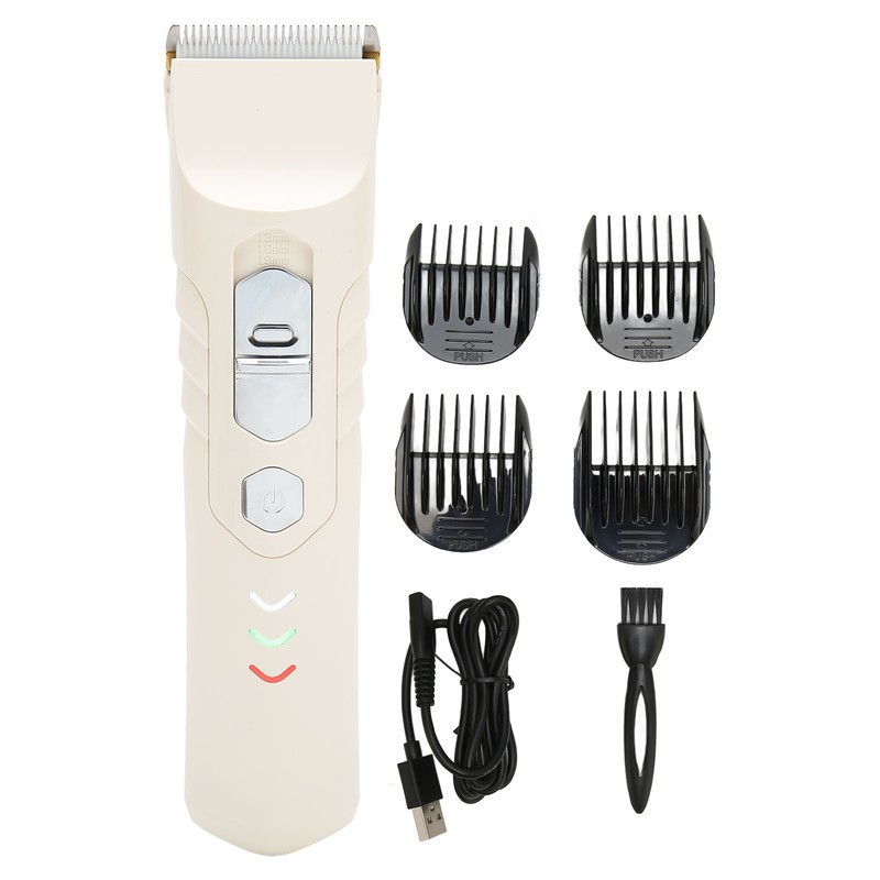 Electric Hair Trimmer Stainless Steel Low Noise Vibration Hair Clippers