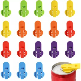 Unbranded Easy Can Opener 18Pcs Color Manual Soda Beer Beverage Plastic Mouth Protector