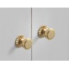 Goo-Ki 6 Pack Cabinet Knobs Champagne Bronze Drawer Knobs with
