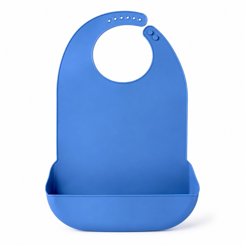 Silicone Adult Bib for Mealtime Care – Waterproof Reusable Feeding