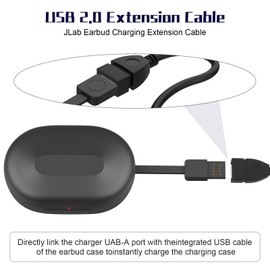 Earbuds Case Charging Cable Power Adapter Compatible with JLab Go Air, JLab Go Air Pop, JLab Go Air Sport, JLab Epic Air ANC, JLab Epic Air Sport ANC Wireless Earphones