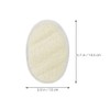 NOLITOY 3pcs Exfoliating Loofah Pads for Bath Scrubbers Loofah Scrubber