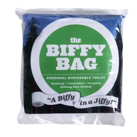 Biffy Bag Pocket Size Disposable Toilet (Pack of 10), Classic