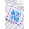 Sky Bubble Dream Handmade Nail Tips - Short Ballerina /