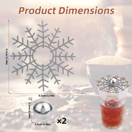 2uds Bolas Enfriamiento Espresso, Bola Acero Inoxidable para Café Congelado con Soporte Enfriador Rápido Café Accesorio Esencial para Cafeteras Espresso Uso Doméstico y en Cafeterías