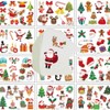 Christmas tattoo stickers 10 types 12 glow-in-the-dark - 5. Christmas glow-in-the-dark-type 1 / 크리스마스 타투 스티커 10 종 12 야광 - 5. 성탄 야광-1타입