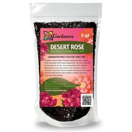 Gardenera Desert Rose Potting Soil - Support The Resilience and Growth of Your Adeniums - 5 QUARTS