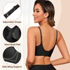 Xnova Women's Wireless Push Up Bras Ladies Non Wired Full