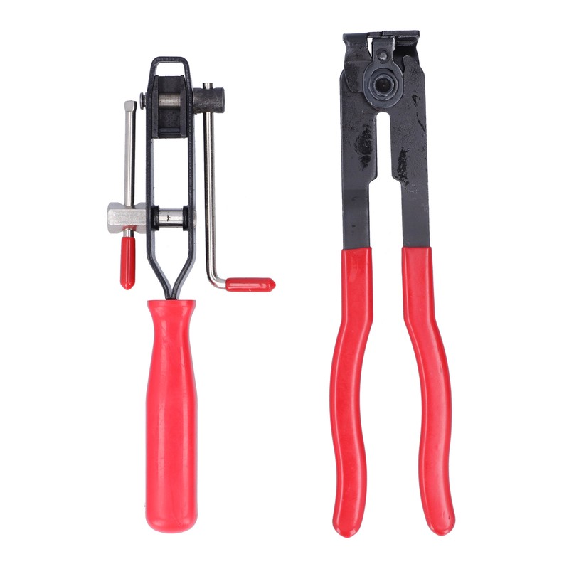 2pcs CV Joint Clamp Set Metal Ear Type Boot Banding