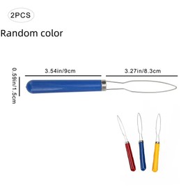 JUYUANHXIAO 2 Pcs Button Hook,One Hand Buttons Aids,Helps Those with Arthritis, Parkinsons to Fasten Buttons，Button Assist Devices Tools Easy to Use Buttoning Aids for Those with Limited Dexterity