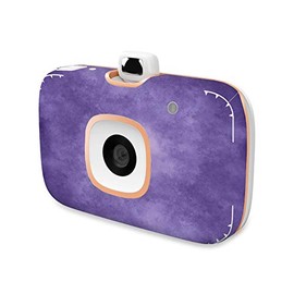 MightySkins Skin Compatible with HP Sprocket 2-in-1 Photo Printer - Purple Airbrush | Protective, Durable, and Unique Vinyl Decal wrap Cover | Easy to Apply, Remove | Made in The USA