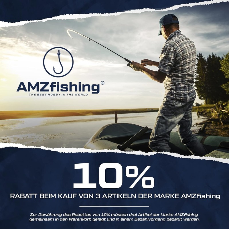 AMZfishing 5 x Catfish Power Laser 3 x Catfish Hooks,