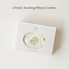 Konssy Muslin Nursing Pillow Covers, 100% Cotton Soft & Adorable