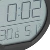 Indoor Thermometer Hygrometer Multifunction Thin Accurate Wall Mounted Digital Alarm