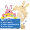Baker Ross Easter Bunny Wooden Mobiles - Pack of 2,