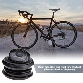 The Lord of the Tools 1-1/8" Bike Headset 44mm Threadless Ball Inner Hidden Front Fork Stem Headset for MTB Road Bike Replacement Accessories