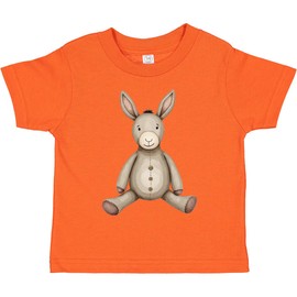 inktastic Vintage Plush Donkey Toddler T-Shirt 5-6 Orange 464b9