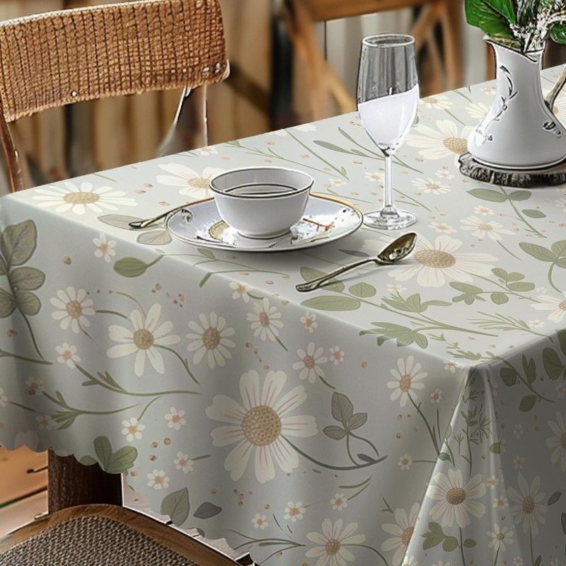Snowify Washable Rectangular Tablecloth 110 x 140 cm, Garden Tablecloth