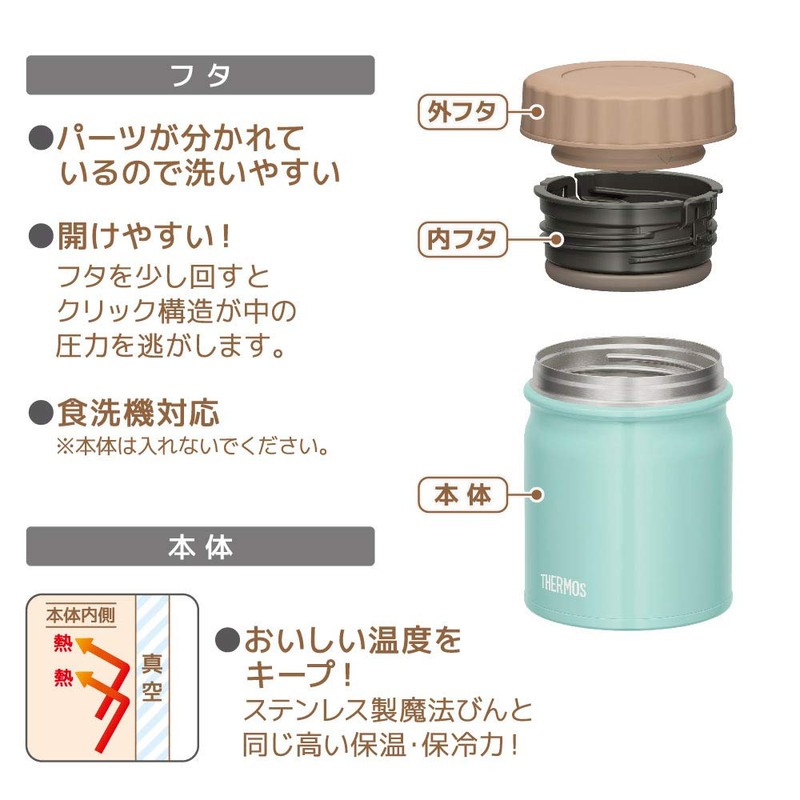 Thermos JBT-300 LB Vacuum Insulated Soup Jar, Light Blue, 10.1