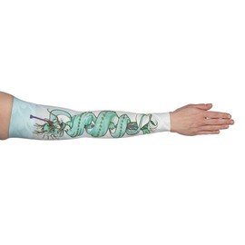 Lymphedivas Power Medical Graduated Compression Arm Sleeve for Lymphedema (Long 20-30 mmHg Medium)