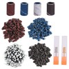 400pcs Sanding Bands with 2 Nail Drill Bits for Manicure