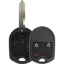 KeylessOption Just the Case Keyless Entry Remote Head Key Combo Fob Shell