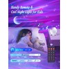 Northern Lights Projector,180 Lighting Modes Galaxy Projector for Bedroom,15 White