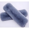 RHINORO Artificial Fur Safty Belt Seatbelt Cover, Furry Soft, Plush