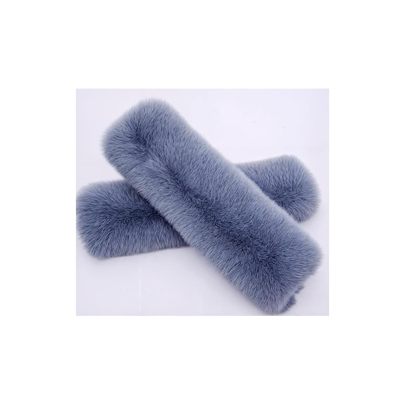 RHINORO Artificial Fur Safty Belt Seatbelt Cover, Furry Soft, Plush
